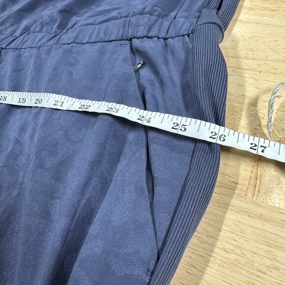 Athleta Brooklyn Textured Jumpsuit Medieval Violet Women's Size 26 New With Tags - Picture 12 of 13